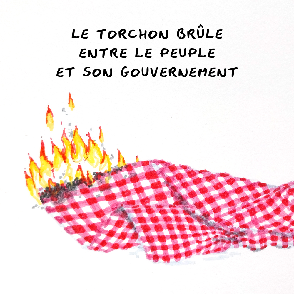 le torcon brûle